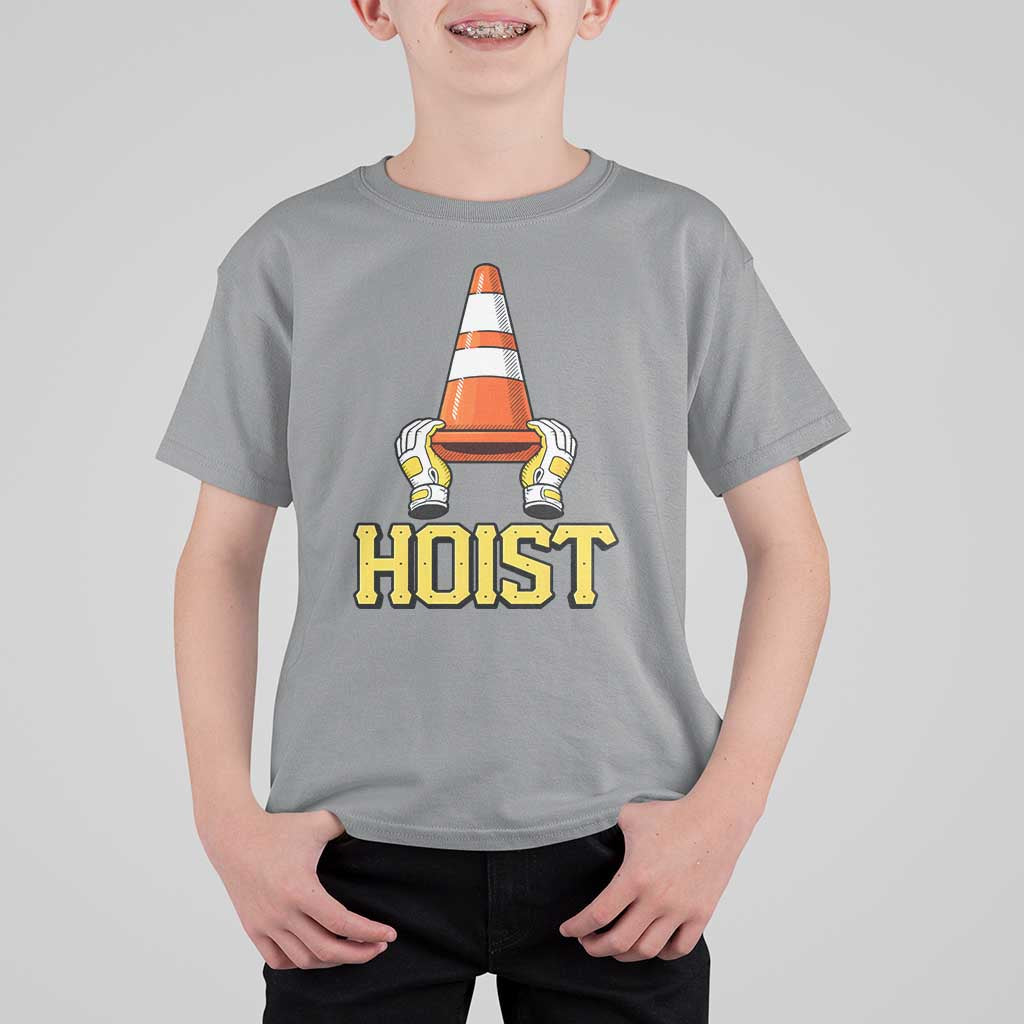 Funny Hoist The Cone Trophy T Shirt For Kid IYKYK Meme Sports Fan Victory Celebration