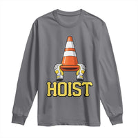 Funny Hoist The Cone Trophy Long Sleeve Shirt IYKYK Meme Sports Fan Victory Celebration