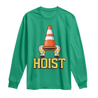 Funny Hoist The Cone Trophy Long Sleeve Shirt IYKYK Meme Sports Fan Victory Celebration