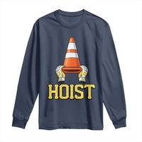Funny Hoist The Cone Trophy Long Sleeve Shirt IYKYK Meme Sports Fan Victory Celebration
