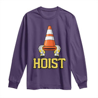 Funny Hoist The Cone Trophy Long Sleeve Shirt IYKYK Meme Sports Fan Victory Celebration