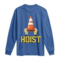 Funny Hoist The Cone Trophy Long Sleeve Shirt IYKYK Meme Sports Fan Victory Celebration