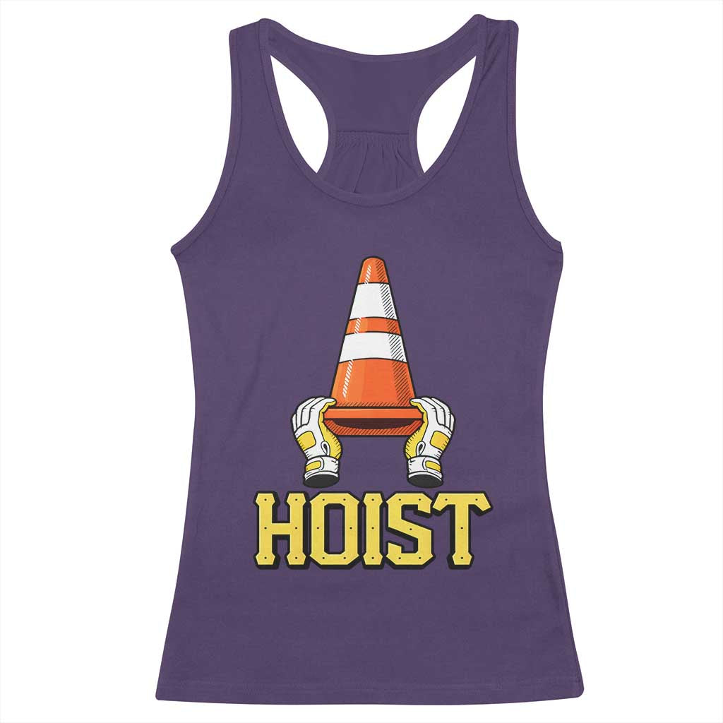Funny Hoist The Cone Trophy Racerback Tank Top IYKYK Meme Sports Fan Victory Celebration