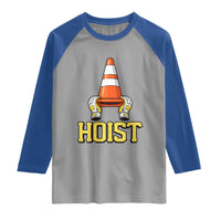 Funny Hoist The Cone Trophy Raglan Shirt IYKYK Meme Sports Fan Victory Celebration