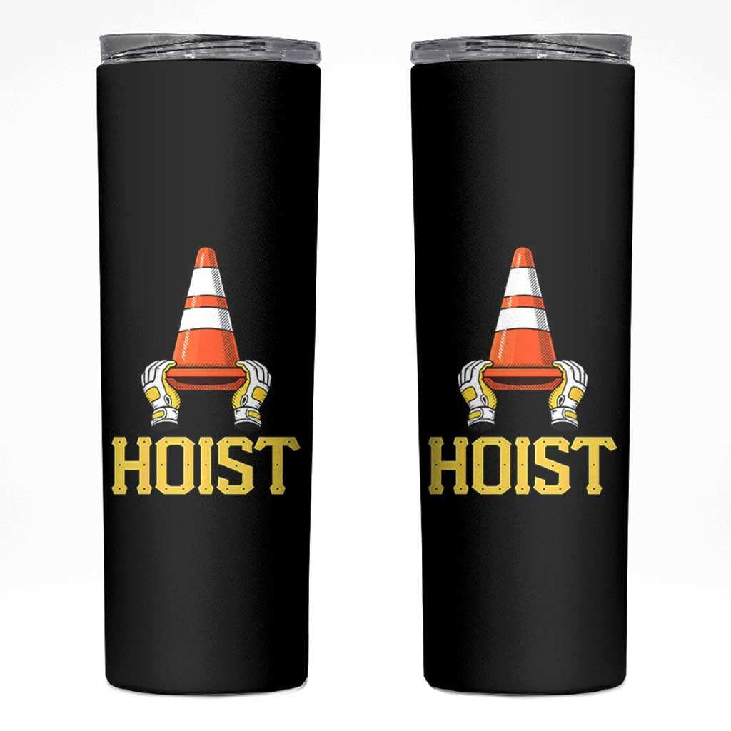 Funny Hoist The Cone Trophy Skinny Tumbler IYKYK Meme Sports Fan Victory Celebration