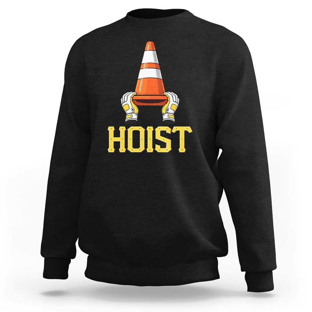 Funny Hoist The Cone Trophy Sweatshirt IYKYK Meme Sports Fan Victory Celebration