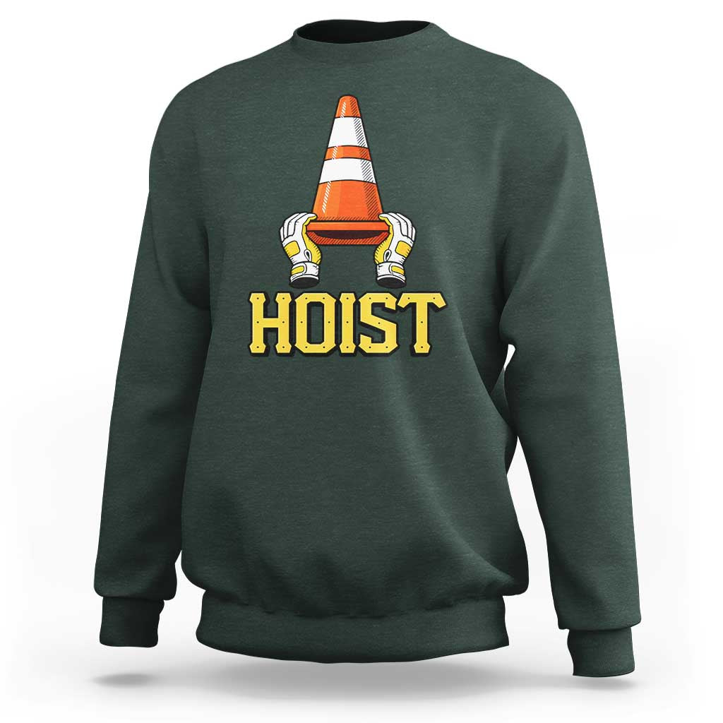 Funny Hoist The Cone Trophy Sweatshirt IYKYK Meme Sports Fan Victory Celebration