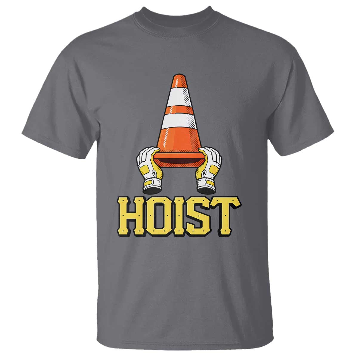 Funny Hoist The Cone Trophy T Shirt IYKYK Meme Sports Fan Victory Celebration