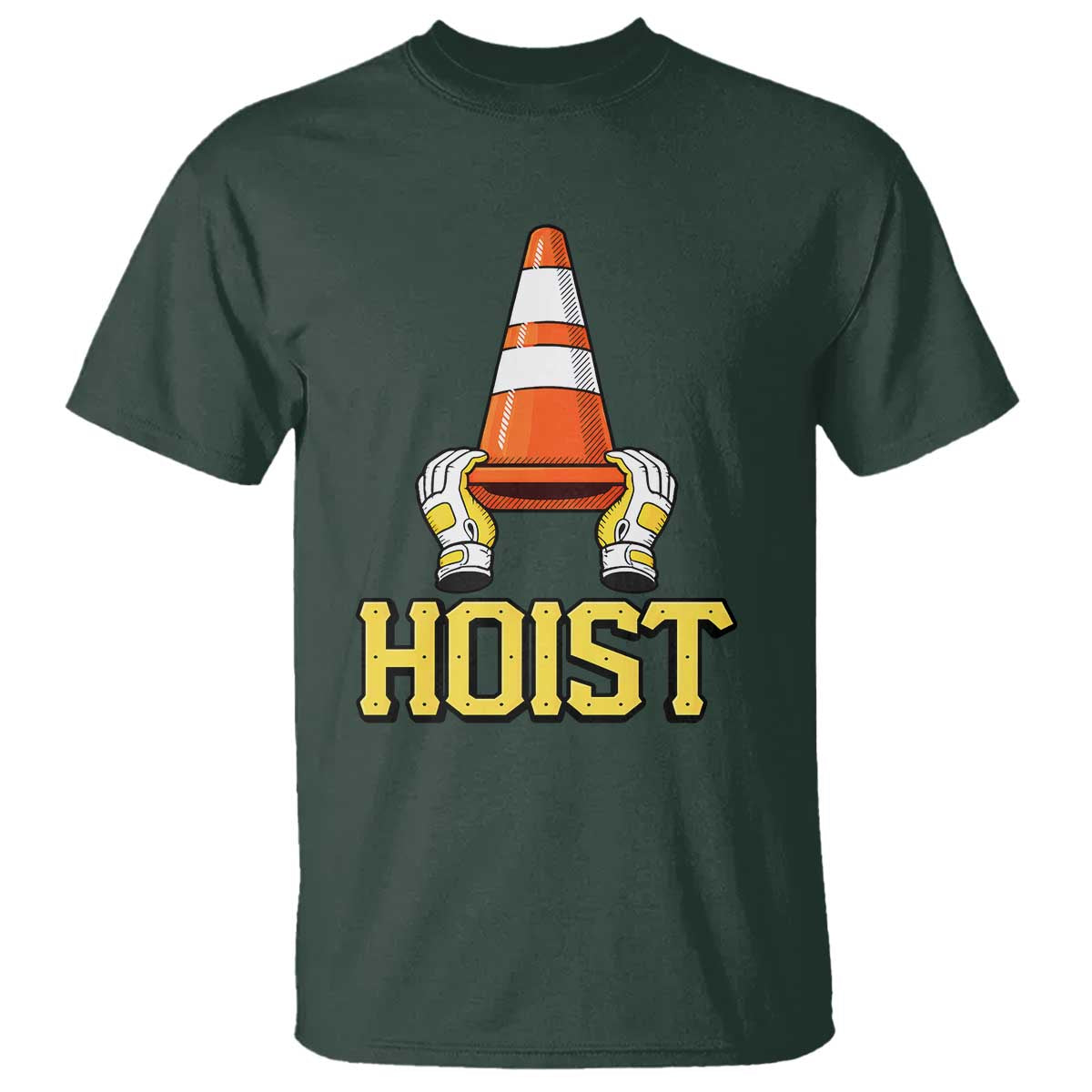 Funny Hoist The Cone Trophy T Shirt IYKYK Meme Sports Fan Victory Celebration