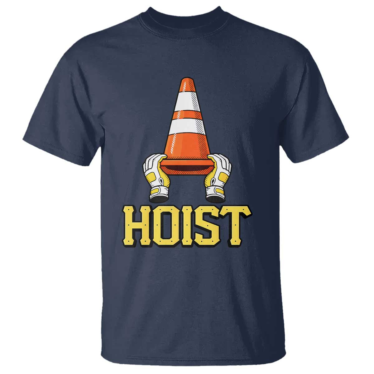 Funny Hoist The Cone Trophy T Shirt IYKYK Meme Sports Fan Victory Celebration