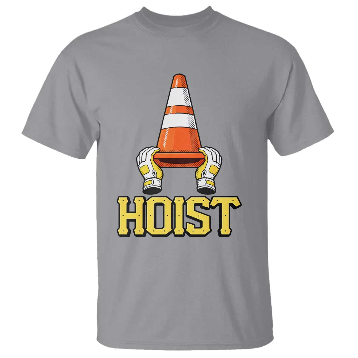 Funny Hoist The Cone Trophy T Shirt IYKYK Meme Sports Fan Victory Celebration