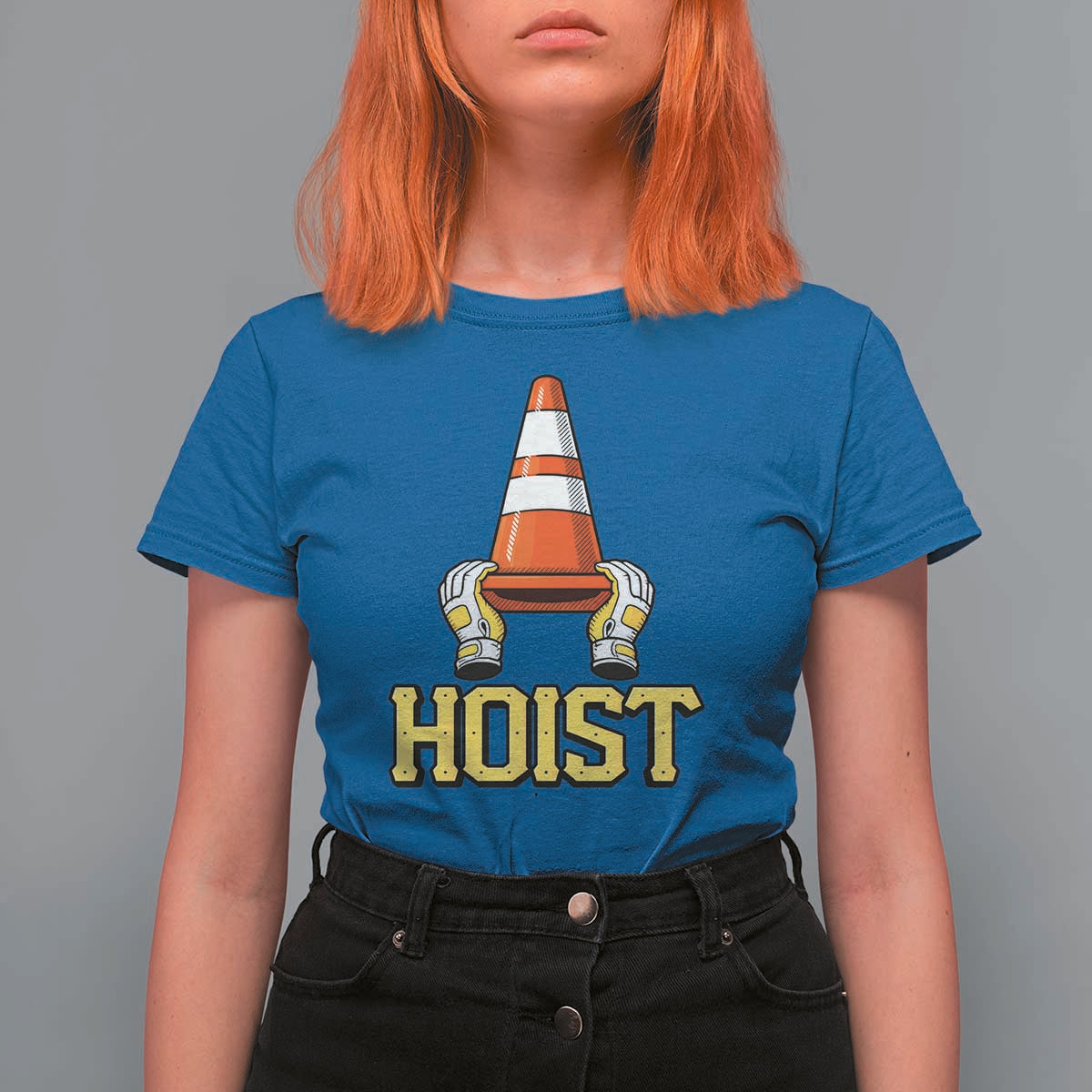 Funny Hoist The Cone Trophy T Shirt For Women IYKYK Meme Sports Fan Victory Celebration