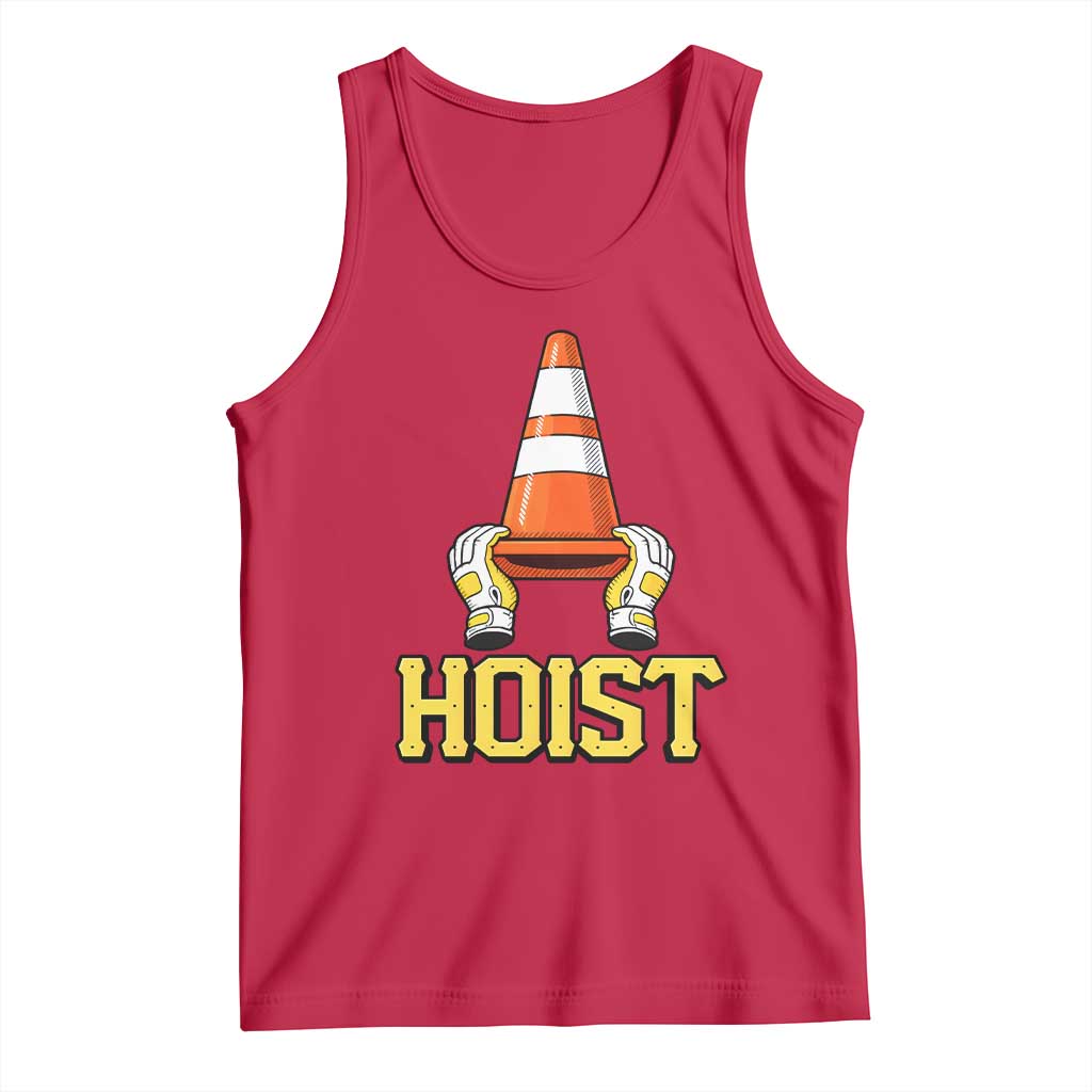 Funny Hoist The Cone Trophy Tank Top IYKYK Meme Sports Fan Victory Celebration