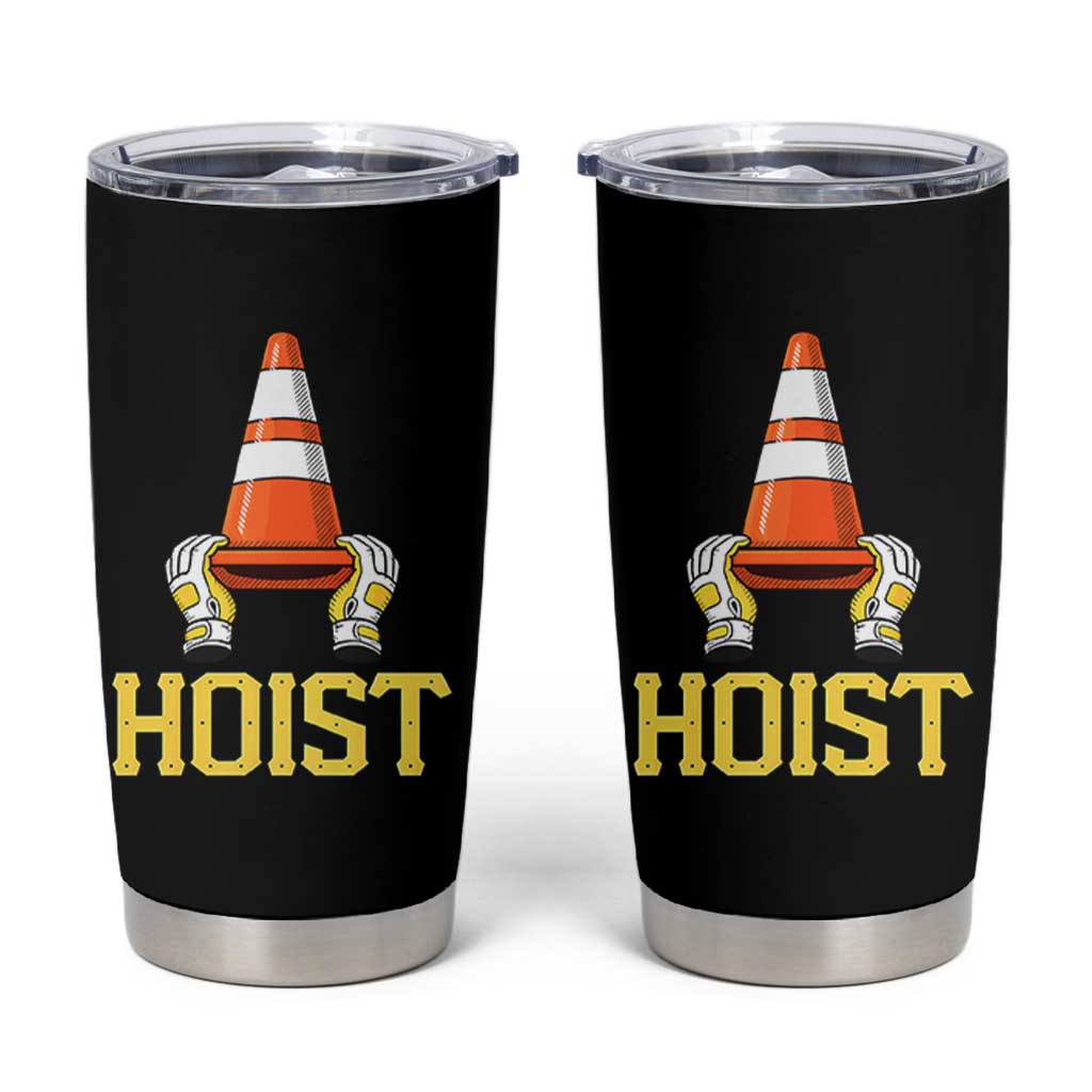 Funny Hoist The Cone Trophy Tumbler Cup IYKYK Meme Sports Fan Victory Celebration