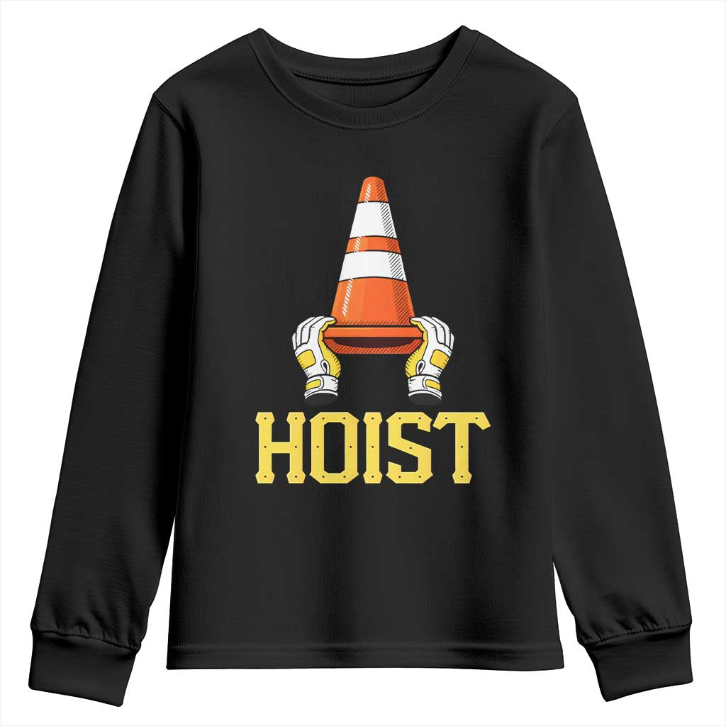 Funny Hoist The Cone Trophy Youth Sweatshirt IYKYK Meme Sports Fan Victory Celebration