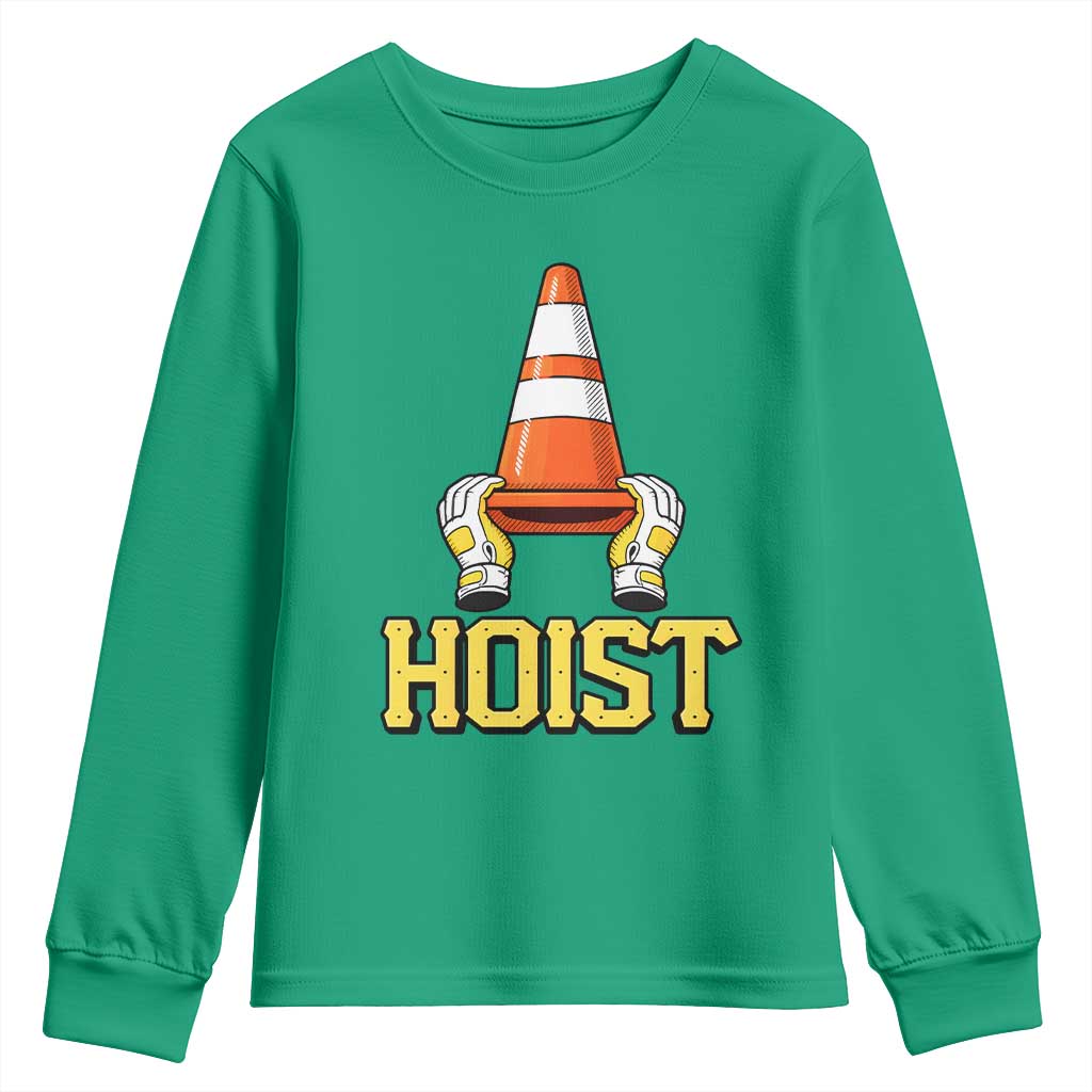 Funny Hoist The Cone Trophy Youth Sweatshirt IYKYK Meme Sports Fan Victory Celebration