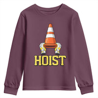 Funny Hoist The Cone Trophy Youth Sweatshirt IYKYK Meme Sports Fan Victory Celebration