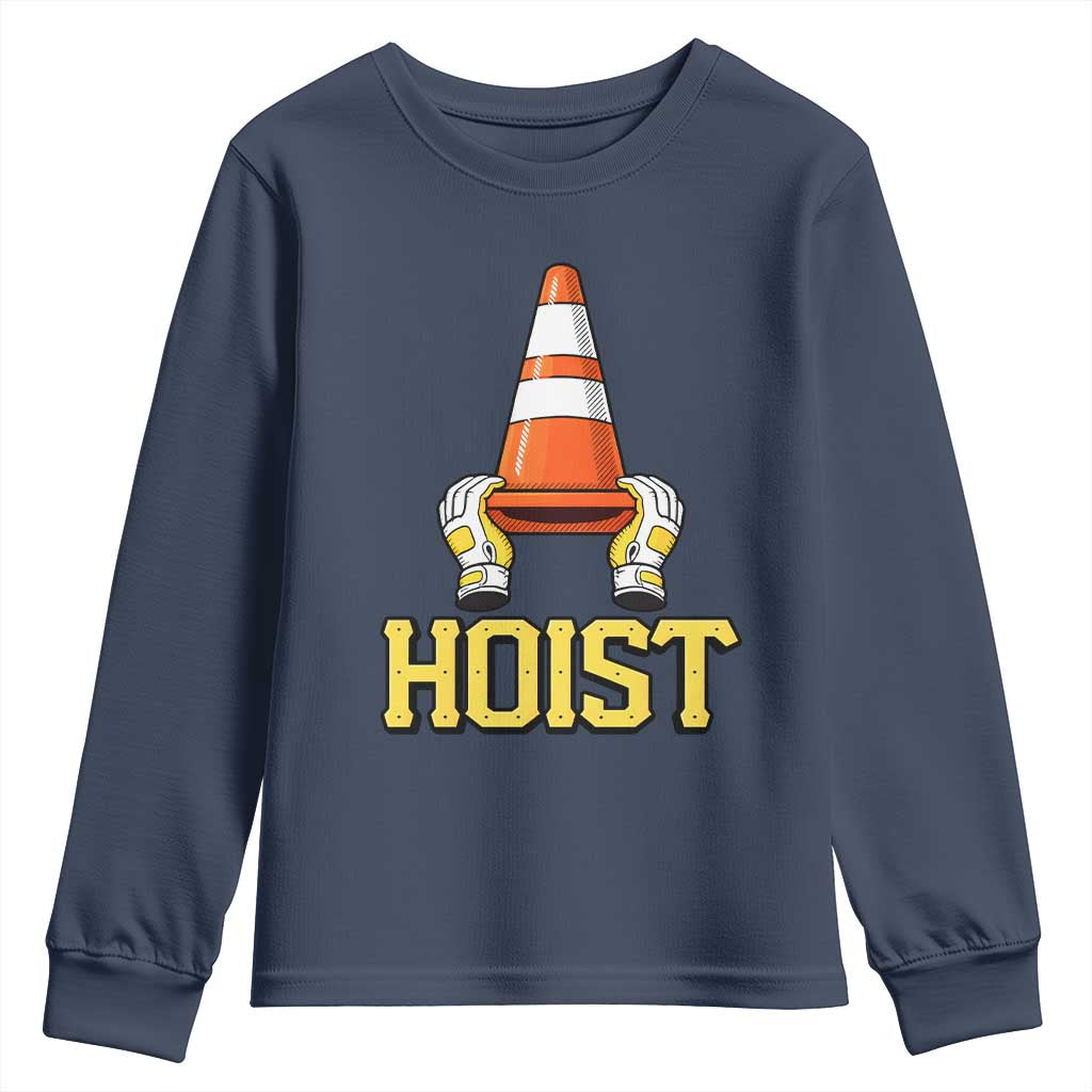 Funny Hoist The Cone Trophy Youth Sweatshirt IYKYK Meme Sports Fan Victory Celebration
