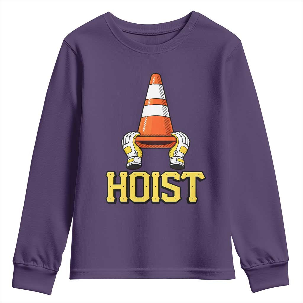 Funny Hoist The Cone Trophy Youth Sweatshirt IYKYK Meme Sports Fan Victory Celebration