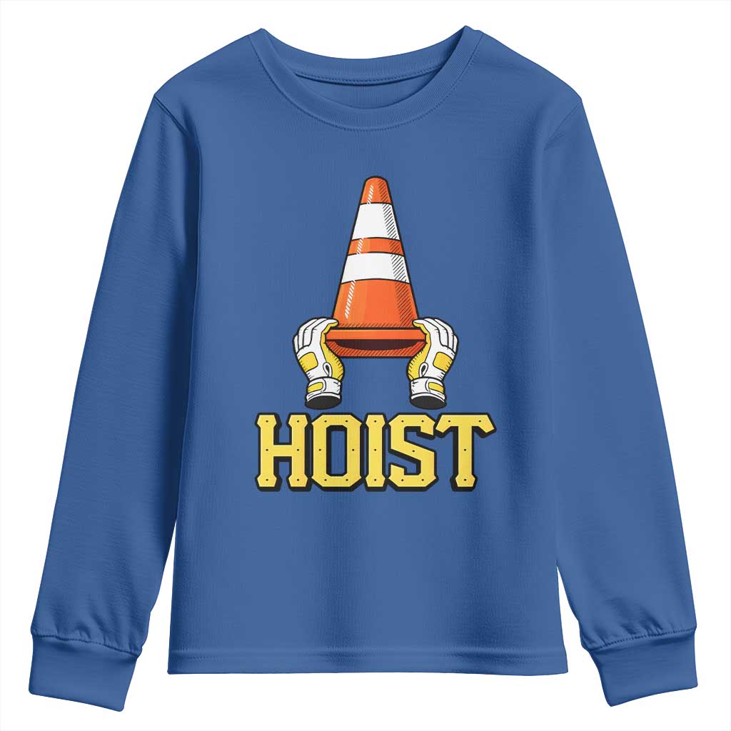 Funny Hoist The Cone Trophy Youth Sweatshirt IYKYK Meme Sports Fan Victory Celebration