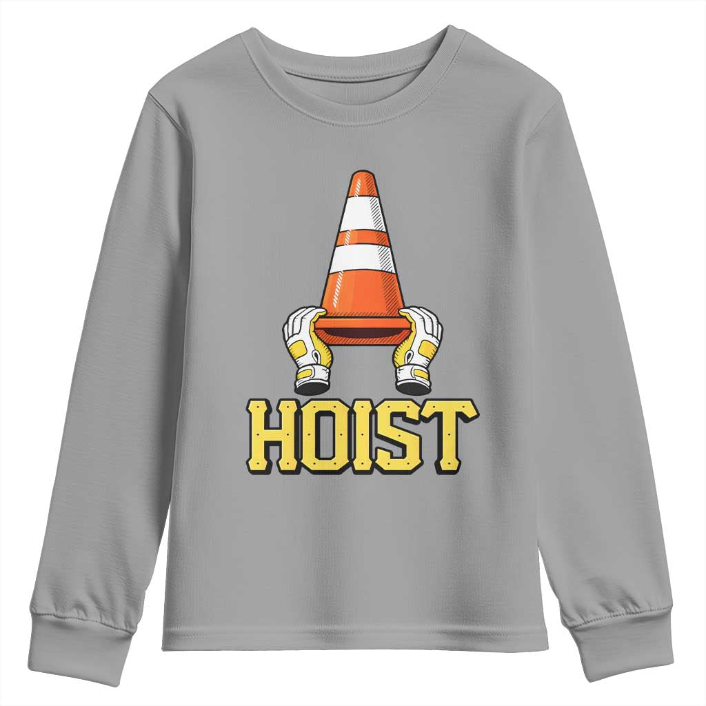 Funny Hoist The Cone Trophy Youth Sweatshirt IYKYK Meme Sports Fan Victory Celebration