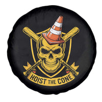 Funny Hoist The Cone Skull Spare Tire Cover IYKYK Meme Gritty Victory Celebration Sports Fan
