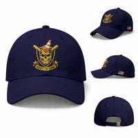 Funny Hoist The Cone Skull Baseball Cap IYKYK Meme Gritty Victory Celebration Sports Fan