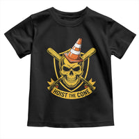 Funny Hoist The Cone Skull Toddler T Shirt IYKYK Meme Gritty Victory Celebration Sports Fan