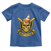 Funny Hoist The Cone Skull Toddler T Shirt IYKYK Meme Gritty Victory Celebration Sports Fan