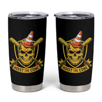 Funny Hoist The Cone Skull Tumbler Cup IYKYK Meme Gritty Victory Celebration Sports Fan