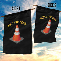 Vintage Hoist The Cone Victory Graphic Garden Flag Funny Baseball Fan Pride Celebration IYKYK Meme