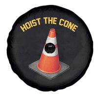 Vintage Hoist The Cone Victory Graphic Spare Tire Cover Funny Baseball Fan Pride Celebration IYKYK Meme
