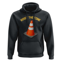 Vintage Hoist The Cone Victory Graphic Hoodie Funny Baseball Fan Pride Celebration IYKYK Meme