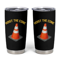 Vintage Hoist The Cone Victory Graphic Tumbler Cup Funny Baseball Fan Pride Celebration IYKYK Meme