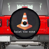 Minimalist Hoist The Cone Typography Spare Tire Cover Funny Baseball Fan Pride Celebration IYKYK Meme