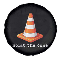 Minimalist Hoist The Cone Typography Spare Tire Cover Funny Baseball Fan Pride Celebration IYKYK Meme
