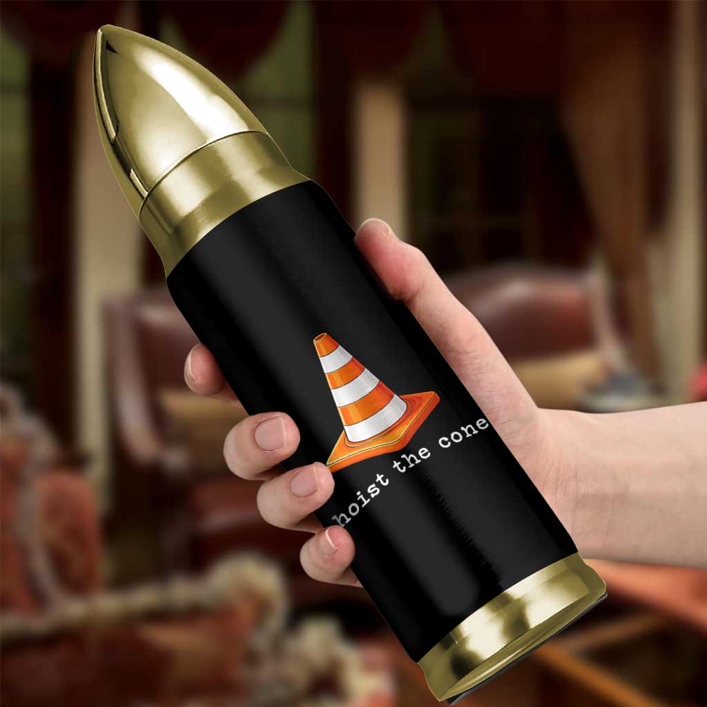 Minimalist Hoist The Cone Typography Bullet Tumbler Funny Baseball Fan Pride Celebration IYKYK Meme