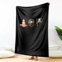 Pittsburgh Victory Icons Rebus Graphic IYKYK Meme Throw Blanket Hoist The Cone Welding Mask Jolly Roger Flag