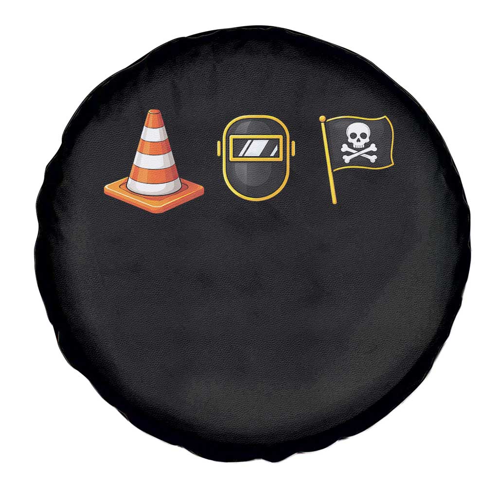 Pittsburgh Victory Icons Rebus Graphic IYKYK Meme Spare Tire Cover Hoist The Cone Welding Mask Jolly Roger Flag