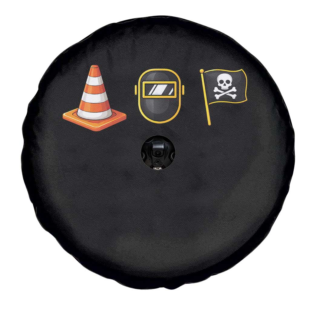 Pittsburgh Victory Icons Rebus Graphic IYKYK Meme Spare Tire Cover Hoist The Cone Welding Mask Jolly Roger Flag