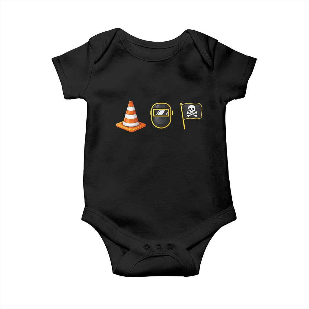 Pittsburgh Victory Icons Rebus Graphic IYKYK Meme Baby Onesie Hoist The Cone Welding Mask Jolly Roger Flag