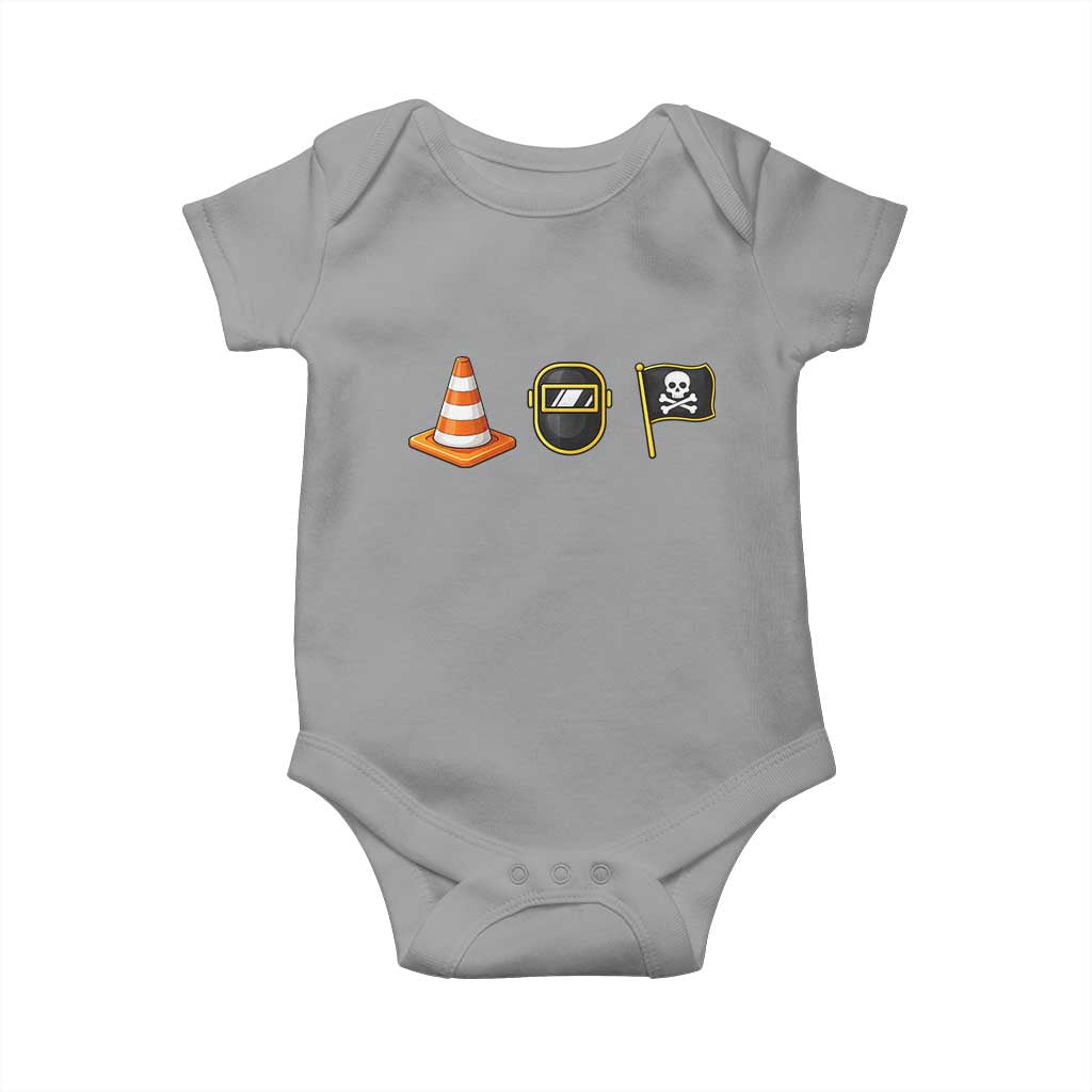 Pittsburgh Victory Icons Rebus Graphic IYKYK Meme Baby Onesie Hoist The Cone Welding Mask Jolly Roger Flag