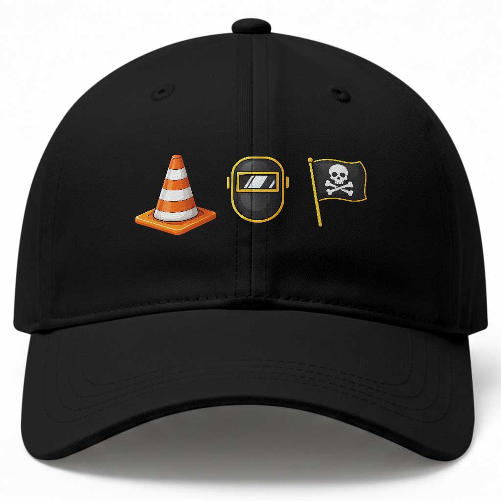Pittsburgh Victory Icons Rebus Graphic IYKYK Meme Baseball Cap Hoist The Cone Welding Mask Jolly Roger Flag