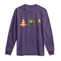 Pittsburgh Victory Icons Rebus Graphic IYKYK Meme Long Sleeve Shirt Hoist The Cone Welding Mask Jolly Roger Flag