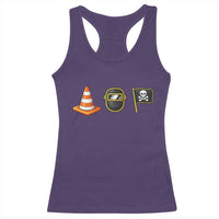 Pittsburgh Victory Icons Rebus Graphic IYKYK Meme Racerback Tank Top Hoist The Cone Welding Mask Jolly Roger Flag