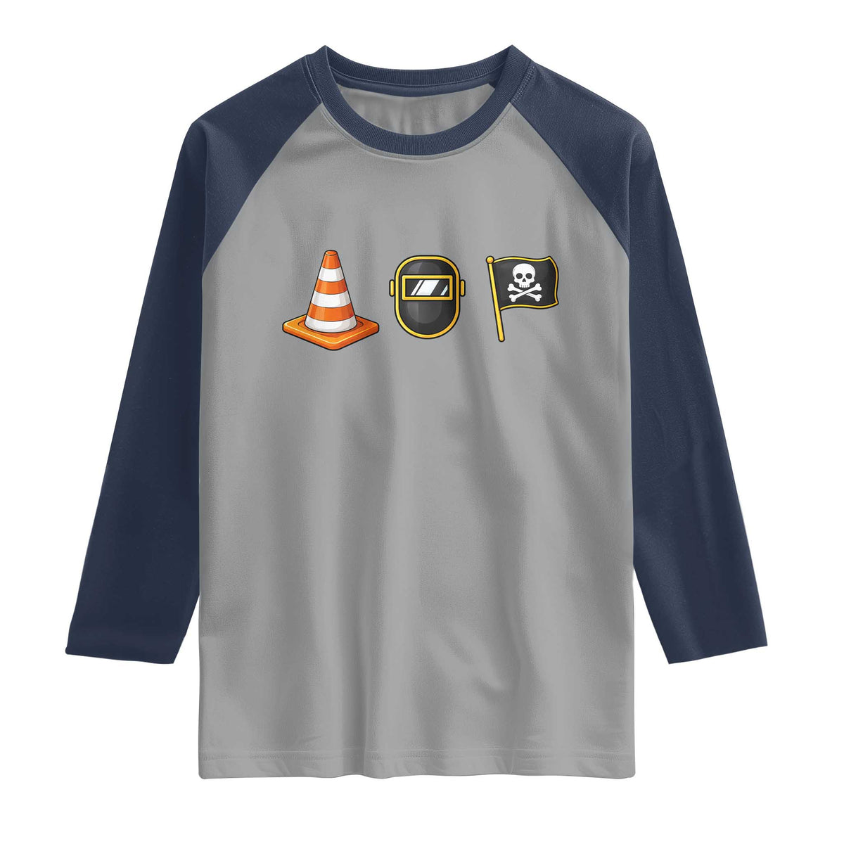Pittsburgh Victory Icons Rebus Graphic IYKYK Meme Raglan Shirt Hoist The Cone Welding Mask Jolly Roger Flag