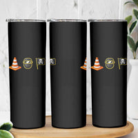 Pittsburgh Victory Icons Rebus Graphic IYKYK Meme Skinny Tumbler Hoist The Cone Welding Mask Jolly Roger Flag