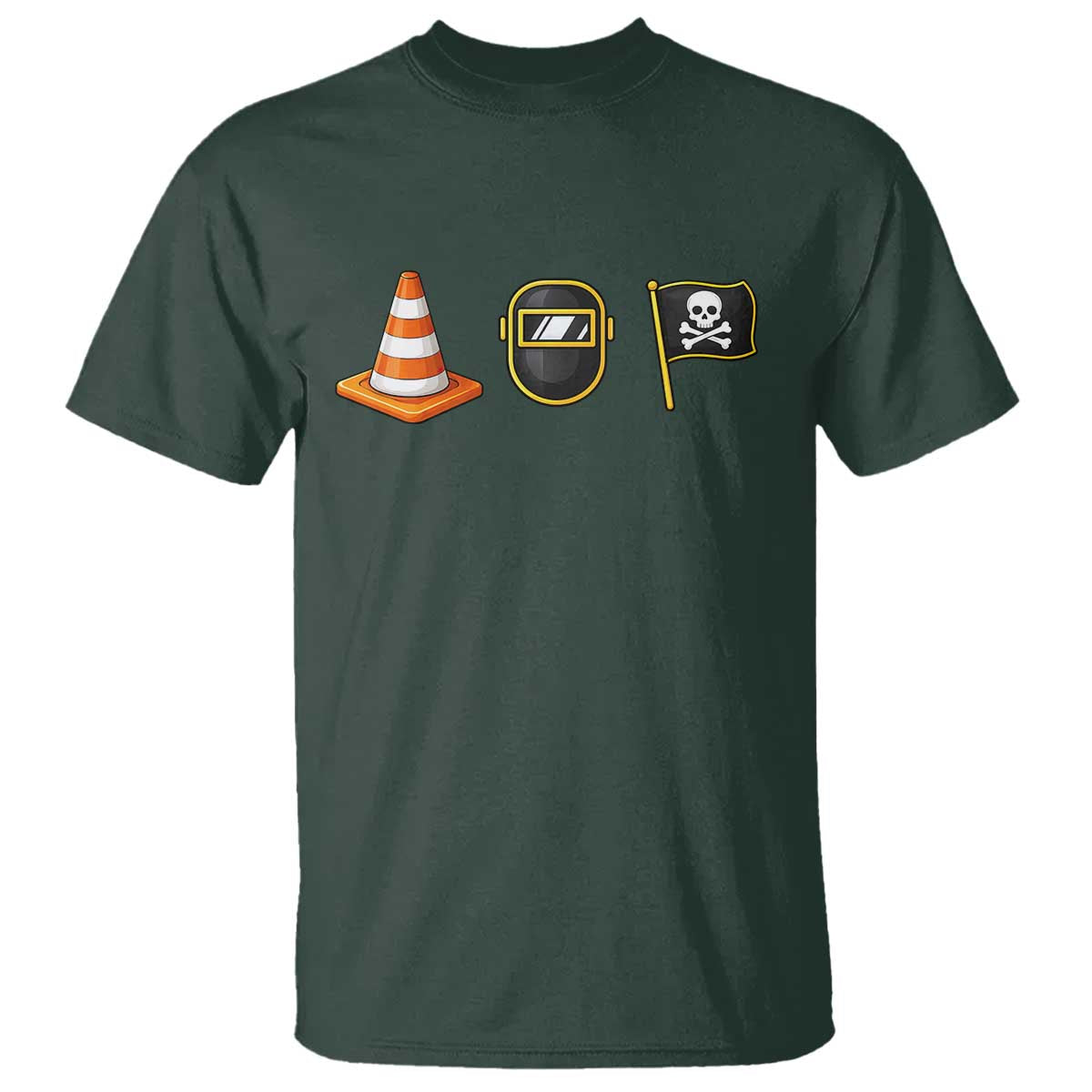 Pittsburgh Victory Icons Rebus Graphic IYKYK Meme T Shirt Hoist The Cone Welding Mask Jolly Roger Flag
