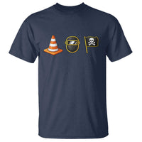Pittsburgh Victory Icons Rebus Graphic IYKYK Meme T Shirt Hoist The Cone Welding Mask Jolly Roger Flag