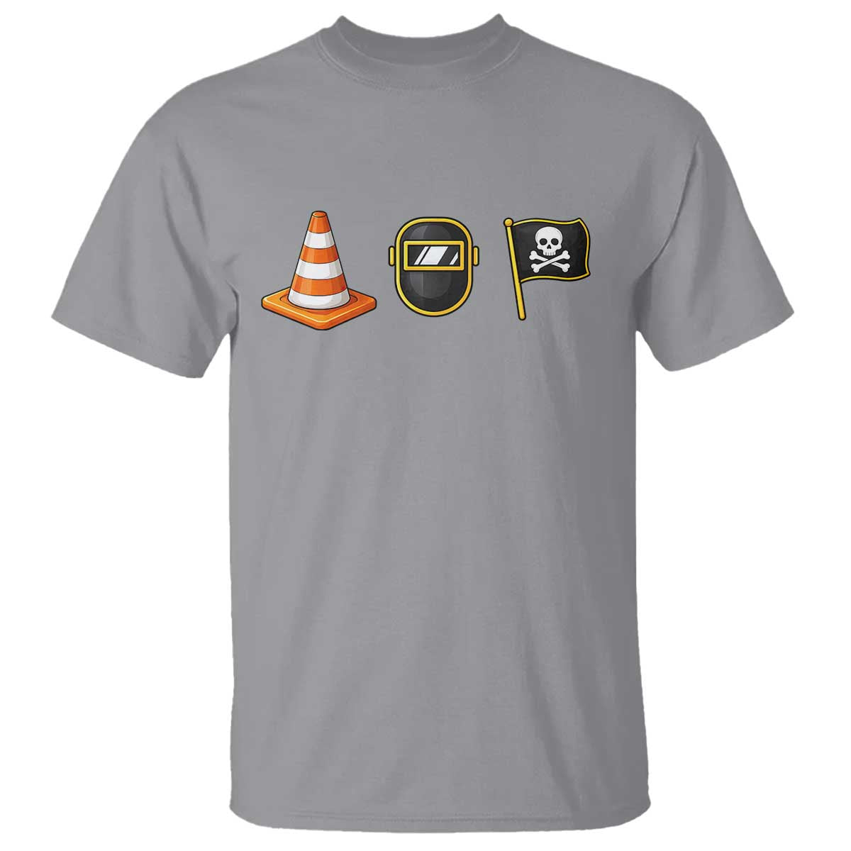 Pittsburgh Victory Icons Rebus Graphic IYKYK Meme T Shirt Hoist The Cone Welding Mask Jolly Roger Flag